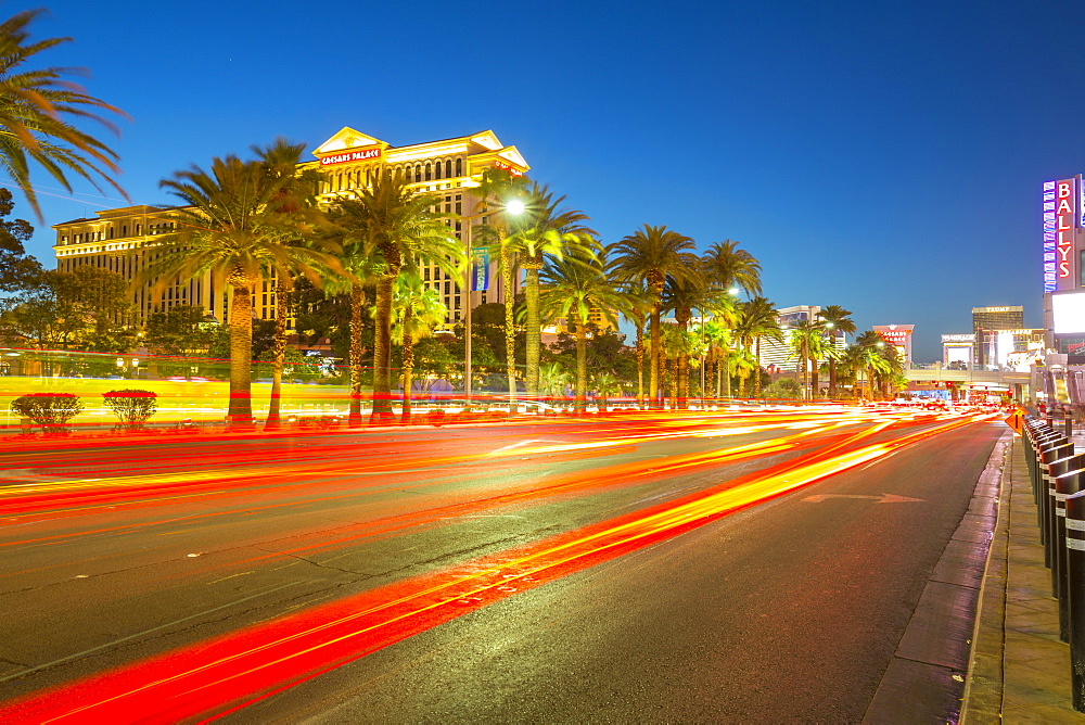 View of Caesars Palace Hotel and Casino on The Strip, Las Vegas Boulevard, Las Vegas, Nevada, United States of America, North America