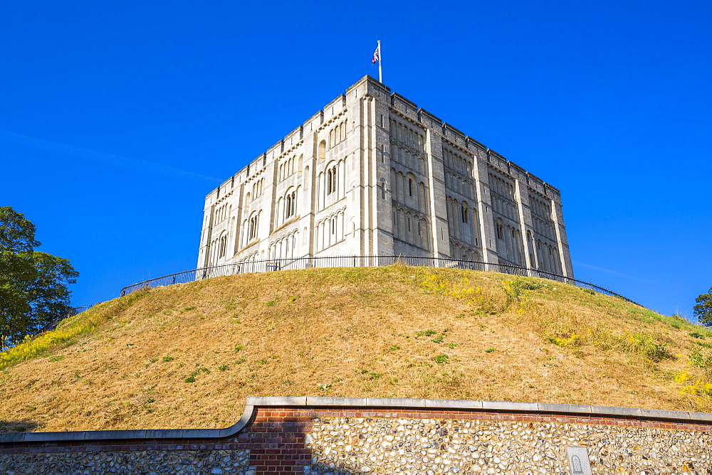 Exterior view of Norwich Castle, Norwich, Norfolk, England, United Kingdom, Europe