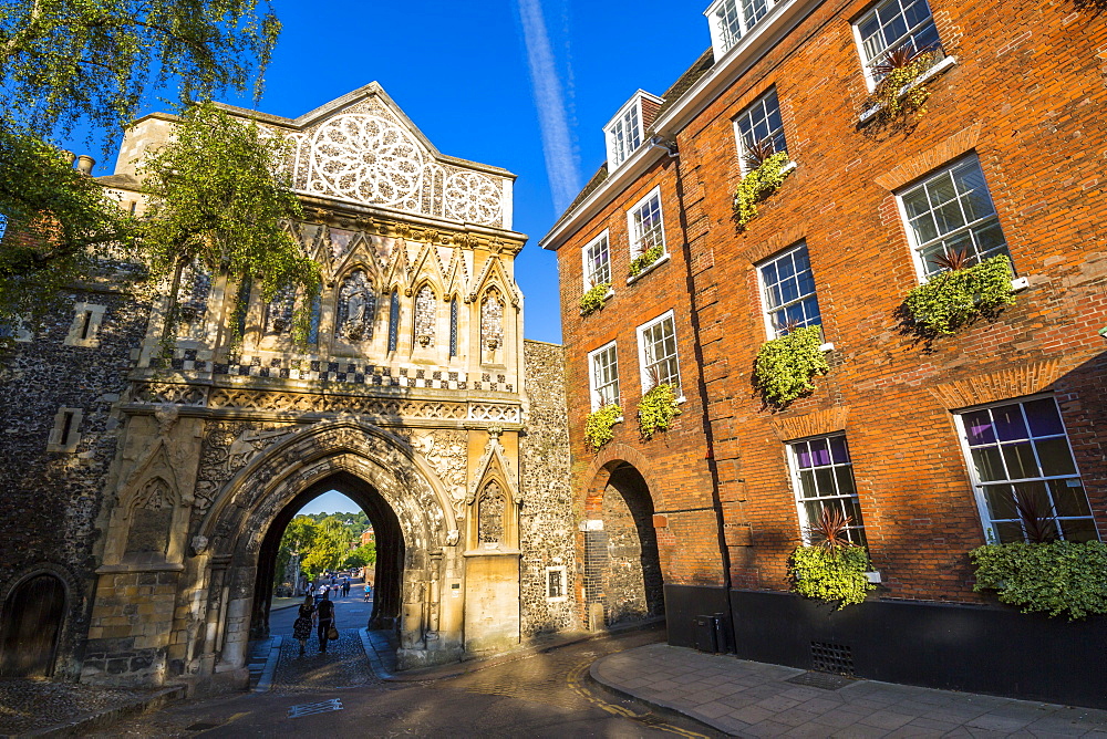 Exterior view of The Ethelbert Gate, Norfolk, England, United Kingdom, Europe