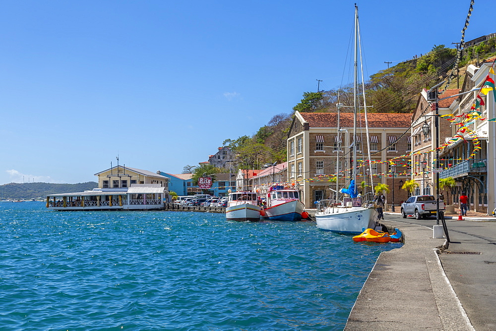 View over the Carenage of St. George's, Grenada, Windward Islands, West Indies, Caribbean, Central America