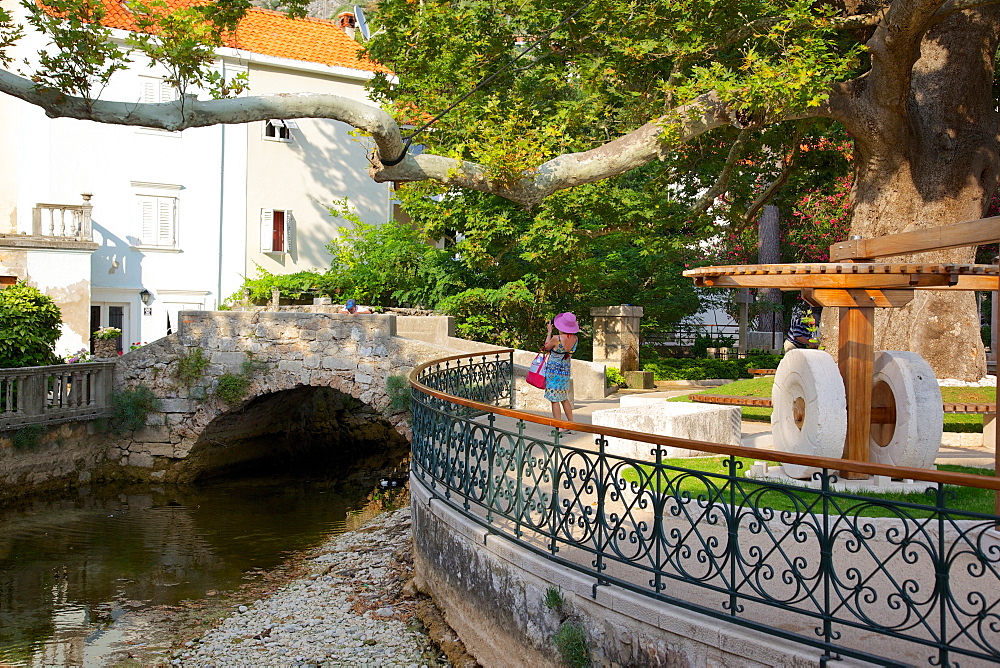 Village centre, Mlini, Dubrovnik Riviera, Dalmatia, Croatia, Europe