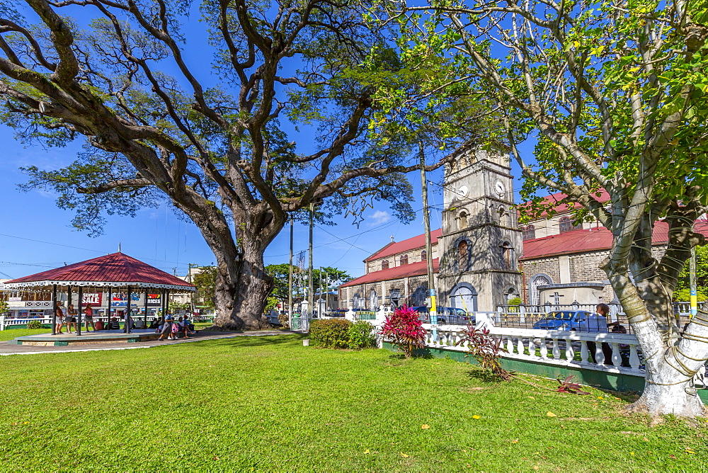 View of Cathedral Basilica of the Immaculate Conception, Castries, St. Lucia, Windward Islands, West Indies Caribbean, Central America