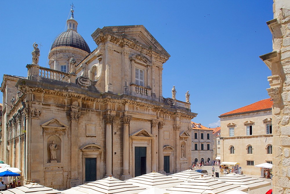 Cathedral, UNESCO World Heritage Site, Dubrovnik, Dalmatian Coast, Dalmatia, Croatia, Europe 