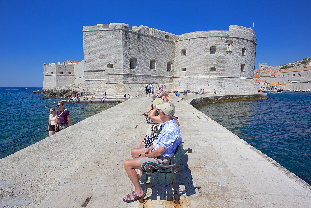 St. John's Fort, Dubrovnik, Dalmatia, Croatia, Europe