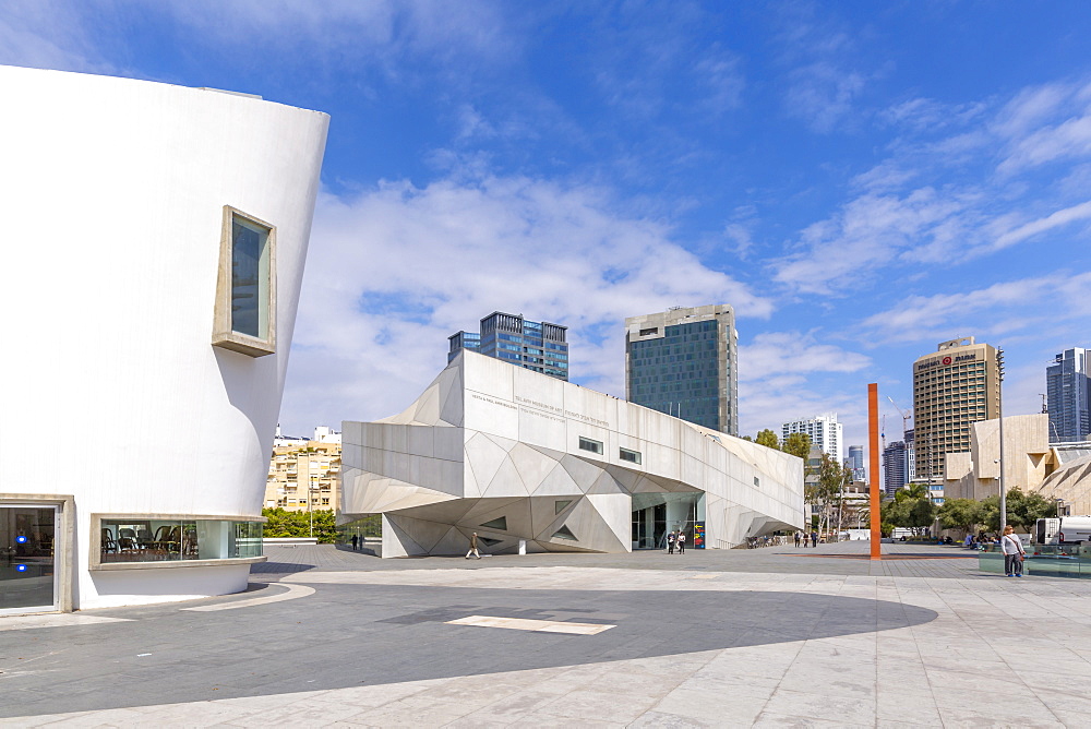 View of the Tel Aviv Performing Arts Center, Tel Aviv, Israel, Middle East