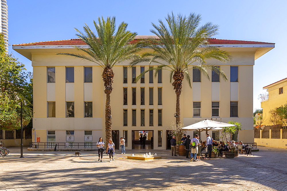 View of Suzanne Dellal Center for Dance and Theater, Neve Tzedek neighbourhood, Tel Aviv, Israel, Middle East