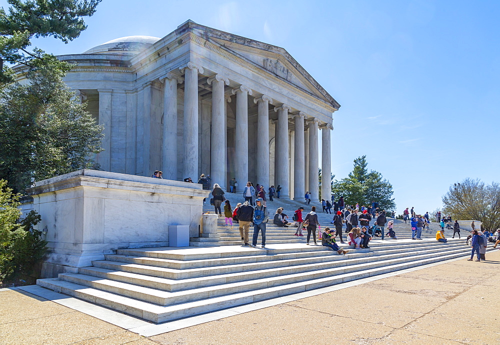 View of the Thomas Jefferson Memorial, Washington D.C., United States of America, North America