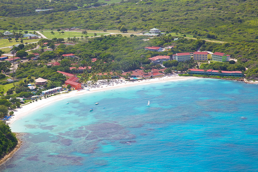 View of Long Bay, Antigua, Leeward Islands, West Indies, Caribbean, Central America