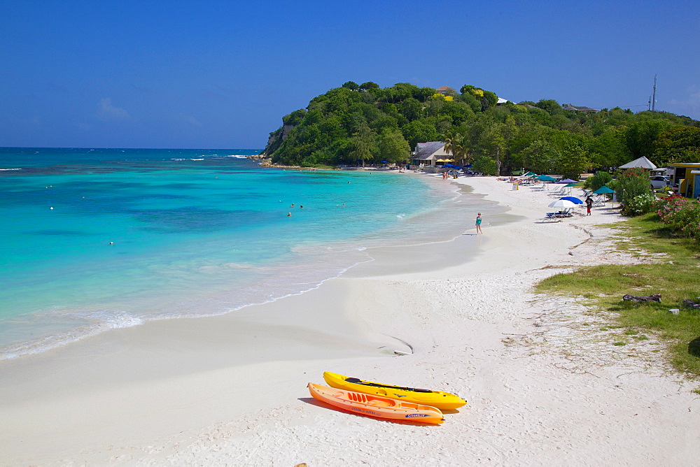 Long Bay and beach, Antigua, Leeward Islands, West Indies, Caribbean, Central America