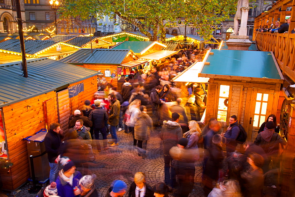 Christmas Market, Albert Square, Manchester, England, United Kingdom, Europe