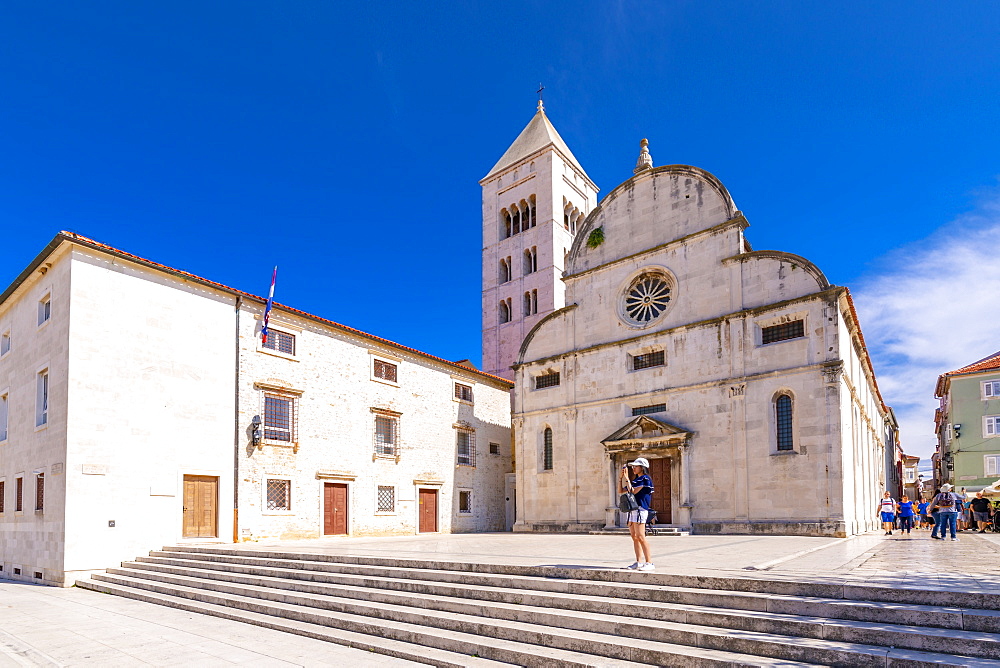 View of Catholic Church and Museum, Zadar, Zadar county, Dalmatia region, Croatia, Europe