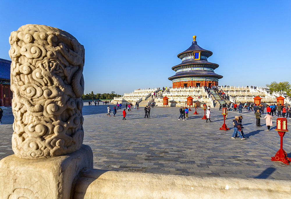 The Hall of Prayer for Good Harvests in the Temple of Heaven, UNESCO World Heritage Site, Beijing, People's Republic of China, Asia