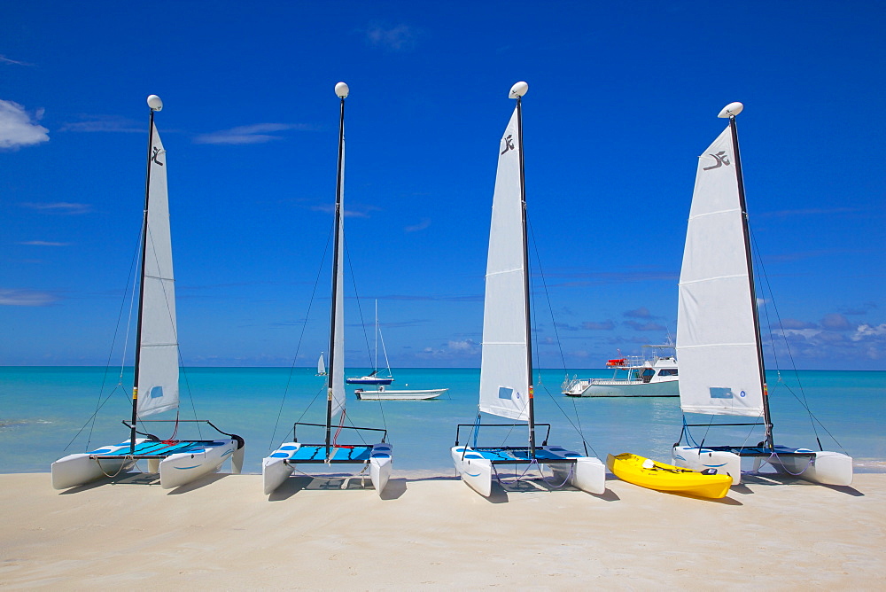 Beach, Dickenson Bay, St. Georges, Antigua, Leeward Islands, West Indies, Caribbean, Central America