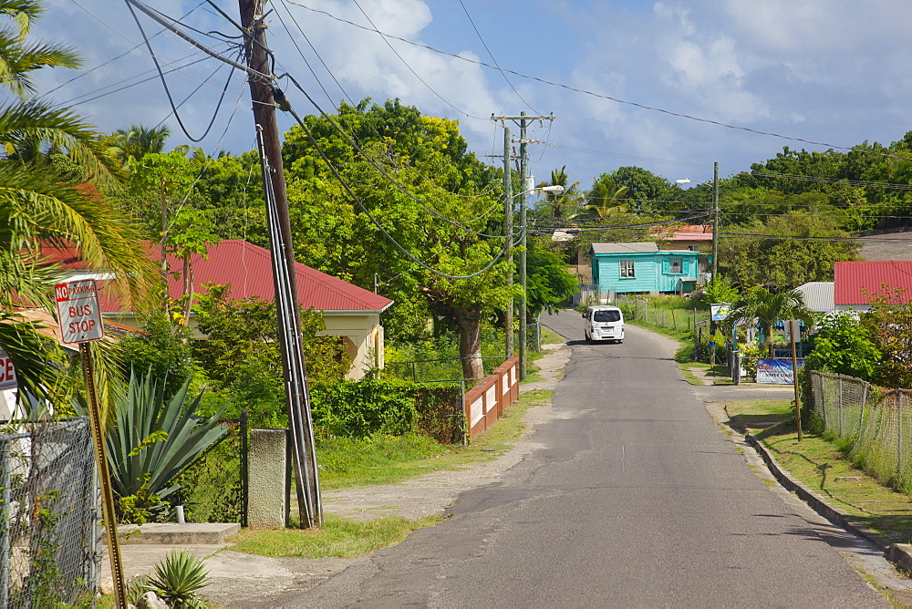 Road to Long Bay, St. Peter, Antigua, Leeward Islands, West Indies, Caribbean, Central America