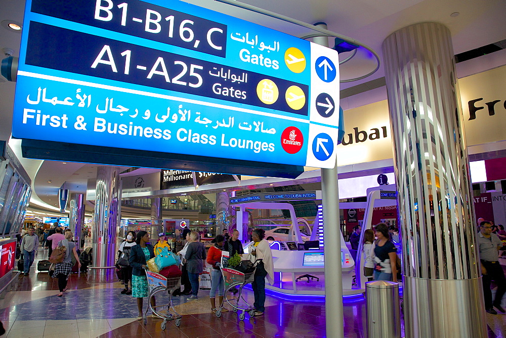 International Airport, Dubai, United Arab Emirates, Middle East