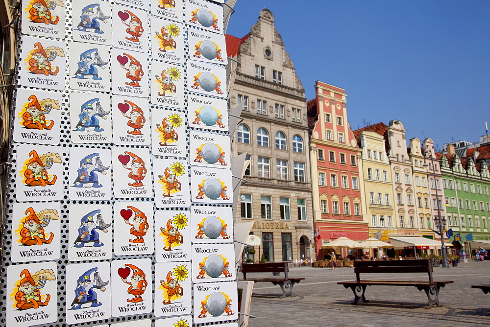 Souvenirs, Market Square, Old Town, Wroclaw, Silesia, Poland, Europe