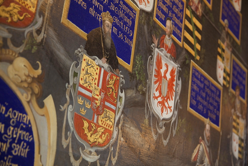 Interior, Rosenborg Castle, Copenhagen, Denmark, Scandinavia, Europe