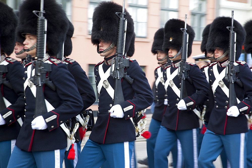 Changing of the Guard, Copenhagen, Denmark, Scandinavia, Europe