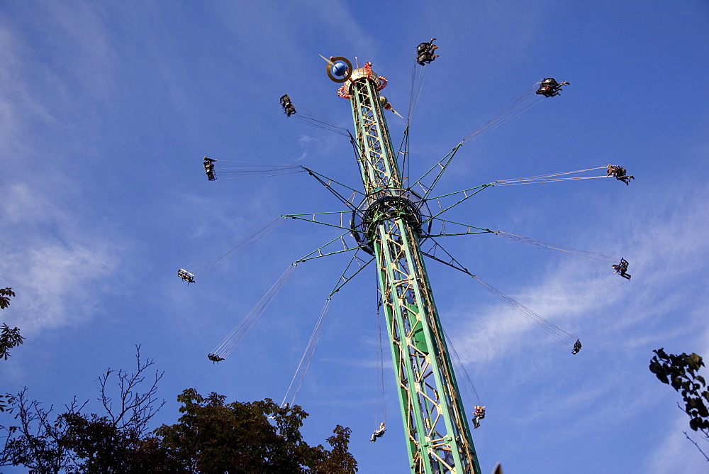 Tivoli Gardens fair ride, Copenhagen, Denmark, Scandinavia, Europe