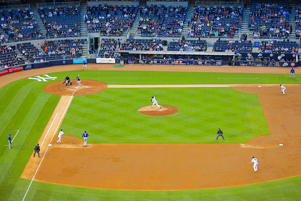 Baseball in the Yankee Stadium, The Bronx, New York, United States of America, North America