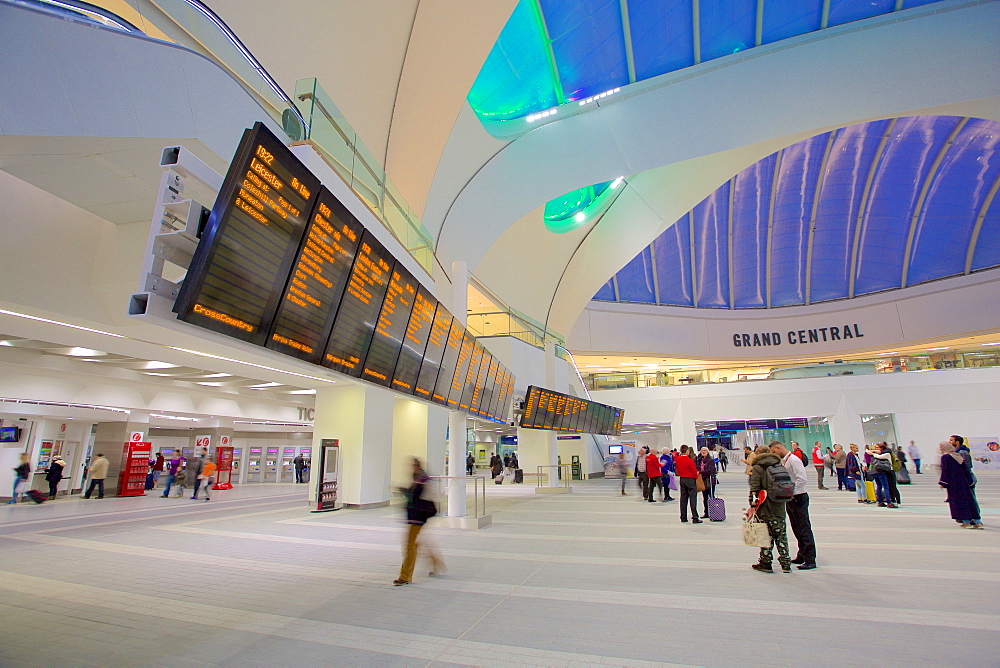 Grand Central Concourse, Birmingham New Street Station, Birmingham, West Midlands, England, United Kingdom, Europe