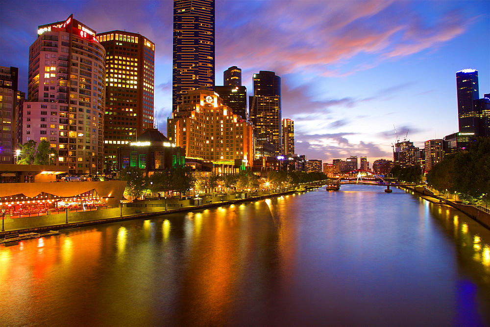 Yarra River and South Bank, Melbourne, Victoria, Australia, Oceania