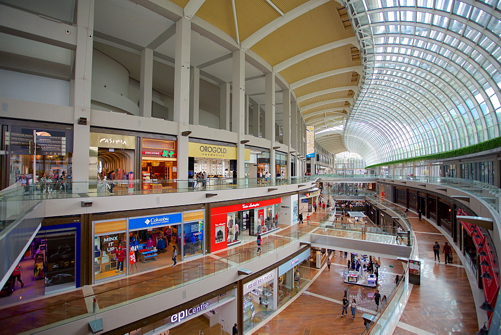 Marina Bay Sands Shopping Mall Interior, Singapore, Southeast Asia