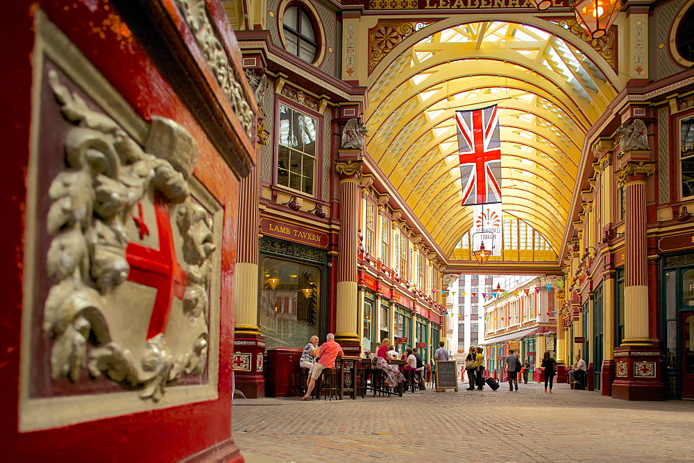 Leadenhall Market, City of London, London, England, United Kingdom, Europe