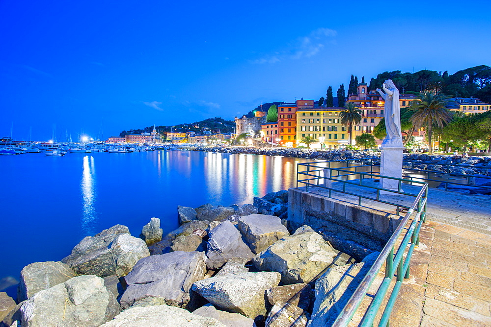 Santa Margherita Ligure harbour, Genova (Genoa), Liguria, Italy, Europe