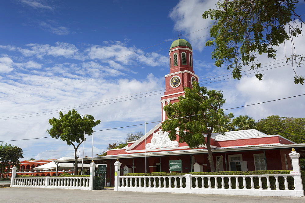 The Garrison Savannah, Clock Tower Bridgetown, Christ Church, Barbados, West Indies, Caribbean, Central America