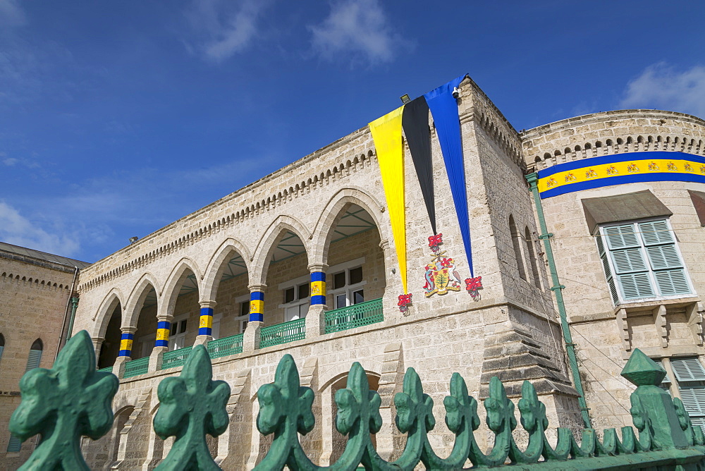 Parliament Building in National Heroes Square, Bridgetown, St. Michael, Barbados, West Indies, Caribbean, Central America