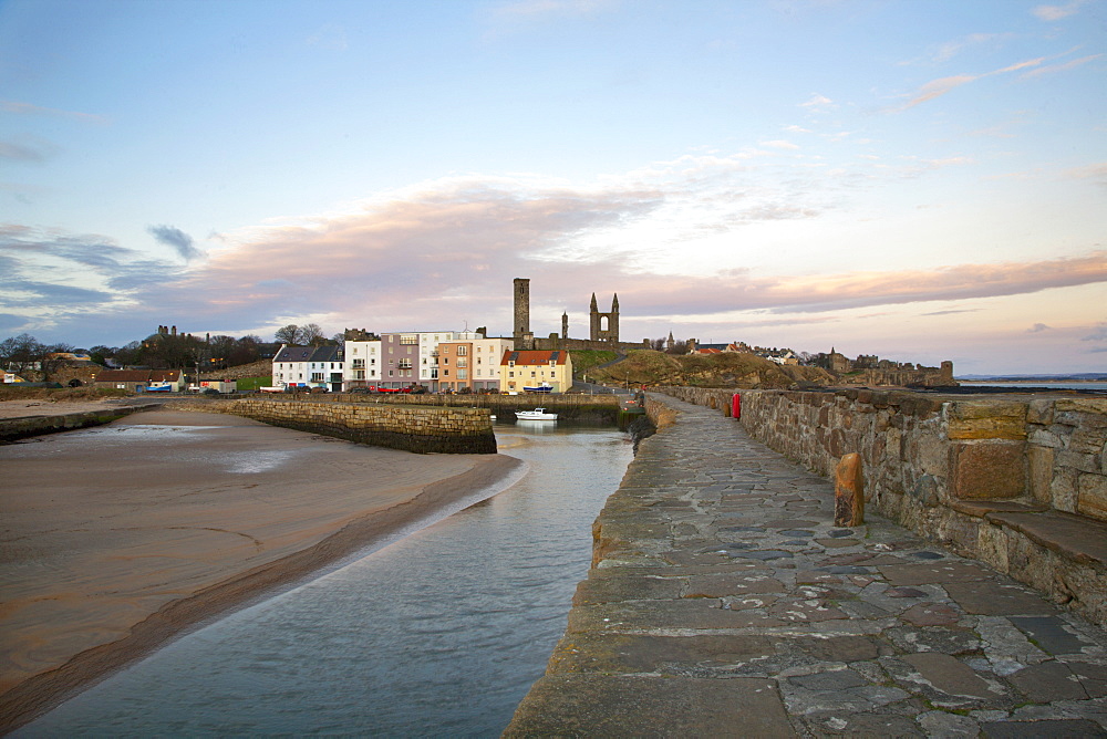 The Harbour at dawn, St Andrews, Fife, Scotland