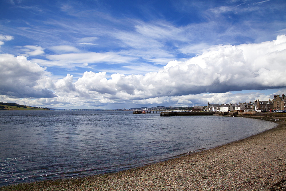 Clearing storm at Broughty Ferry, Dundee, Scotland, United Kingdom, Europe