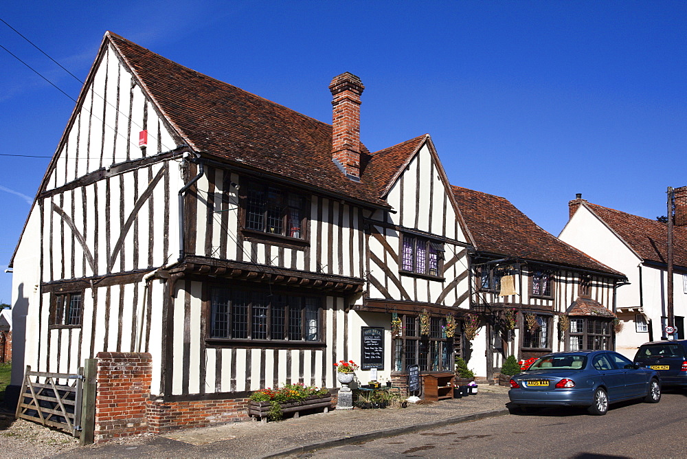 The Bell Inn at Kersey, Suffolk, England, United Kingdom, Europe