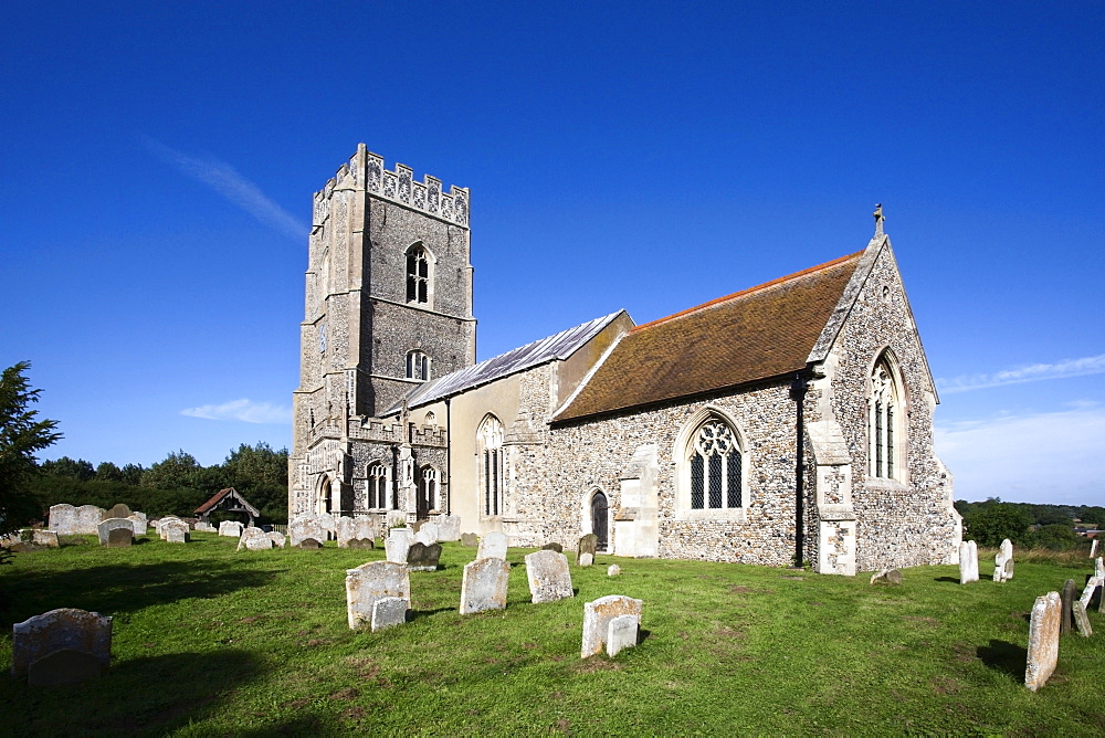 St. Mary's Parish Church, Kersey, Suffolk, England, United Kingdom, Europe