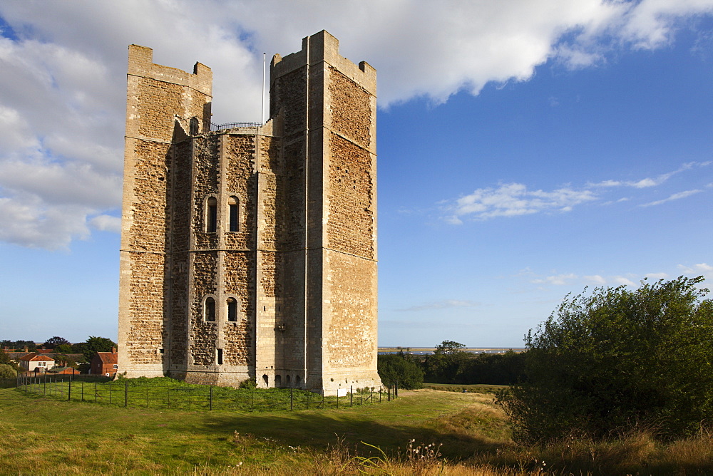 The remarkably intact Keep at Orford Castle, Orford, Suffolk, England, United Kingdom, Europe 