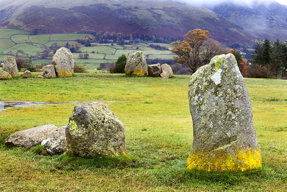 Castlerigg Stone Circle near Keswick, Lake District National Park, Cumbria, England, United Kingdom, Europe 