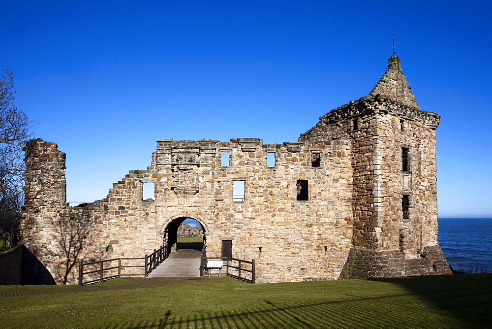 St. Andrews Castle, Fife, Scotland, United Kingdom, Europe 