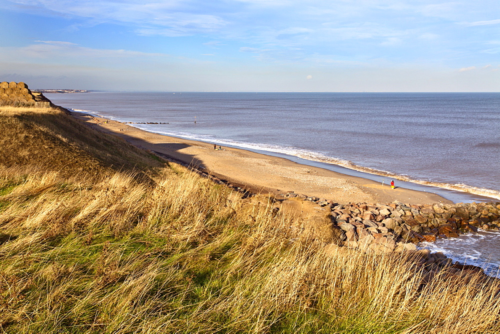 Mappleton Sands near Hornsea, East Riding of Yorkshire, Yorkshire, England, United Kingdom, Europe