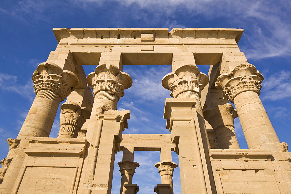 The Kiosk of Trajan at the Philae Temples, UNESCO World Heritage Site, Nubia, Egypt, North Africa, Africa