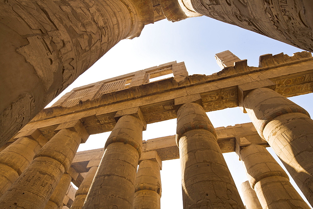 The Great Hypostyle Hall of the Karnak Temple of Amun, Karnak, Thebes, UNESCO World Heritage Site, Egypt, North Africa, Africa