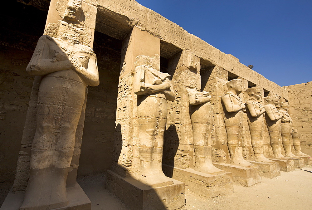 Temple of Ramesses III at Karnak, Thebes, UNESCO World Heritage Site, Egypt, North Africa, Africa