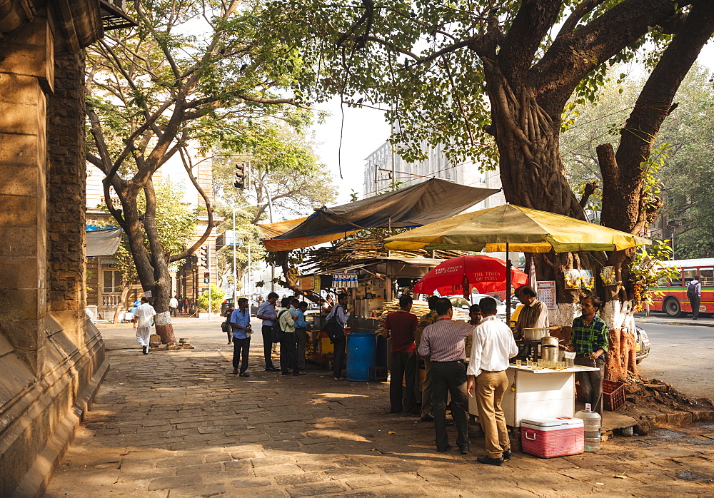 Chai stall, Mumbai (Bombay), India, South Asia