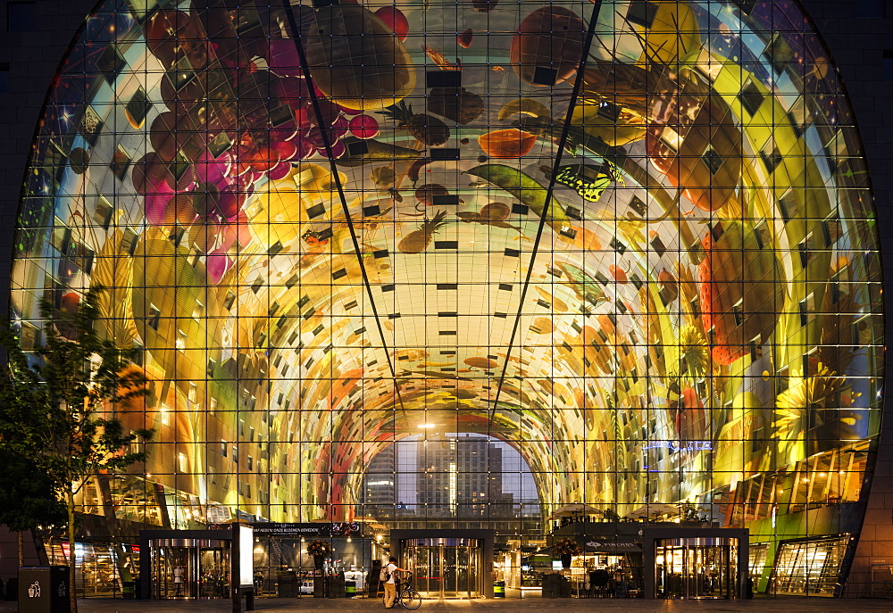 Exterior of Markthal, Westnieuwland, Rotterdam, Netherlands, Europe