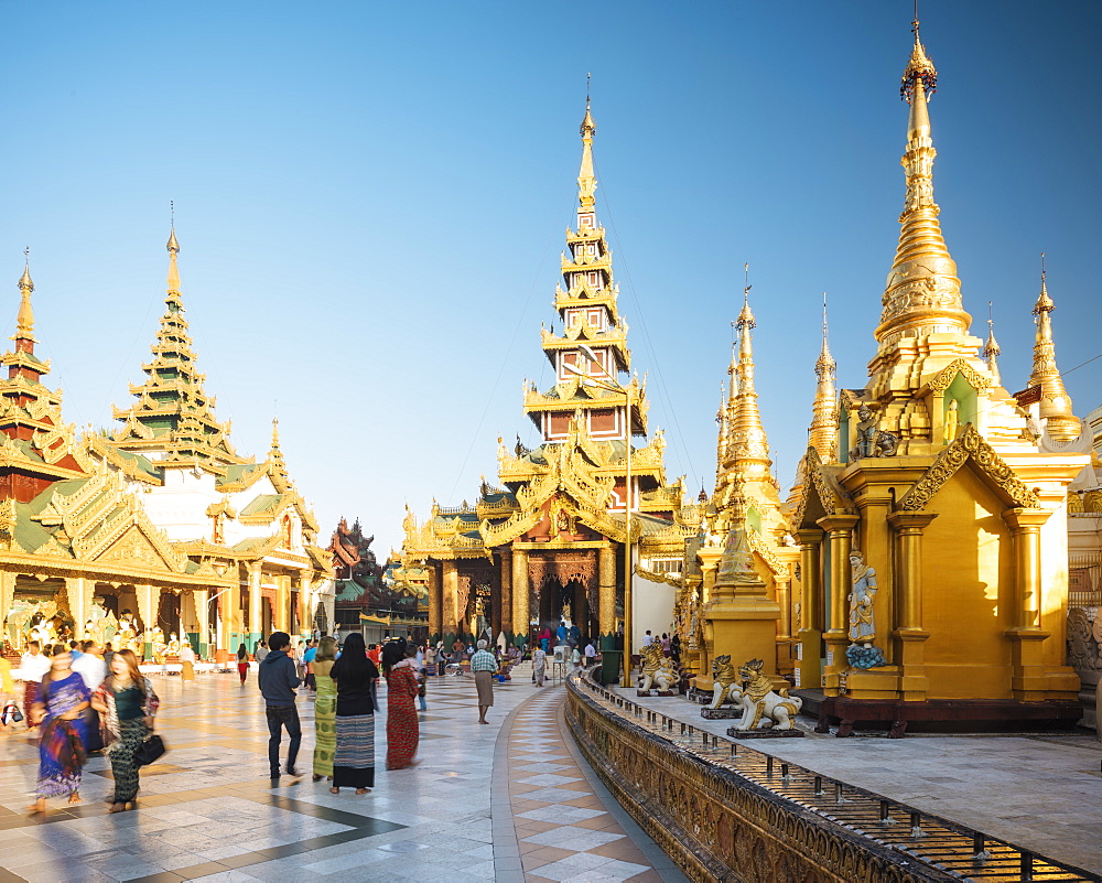 Shwedagon Pagoda, Yangon (Rangoon), Myanmar (Burma), Asia