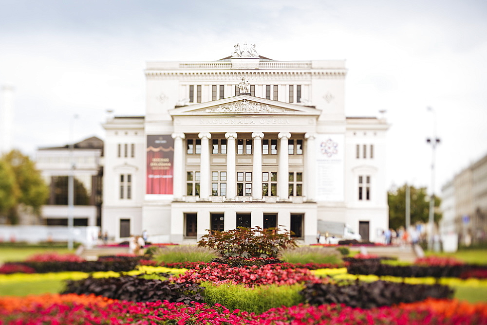 Latvian National Opera Building, Riga, Latvia, Baltic States, Europe