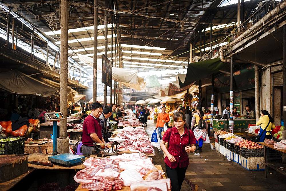 Xinjie Local Market, Yuanyang, Yunnan Province, China, Asia