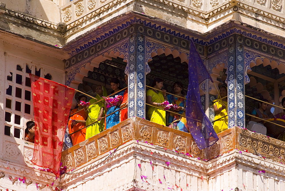 Filming at The City Palace, Udaipur, Rajasthan, India, Asia