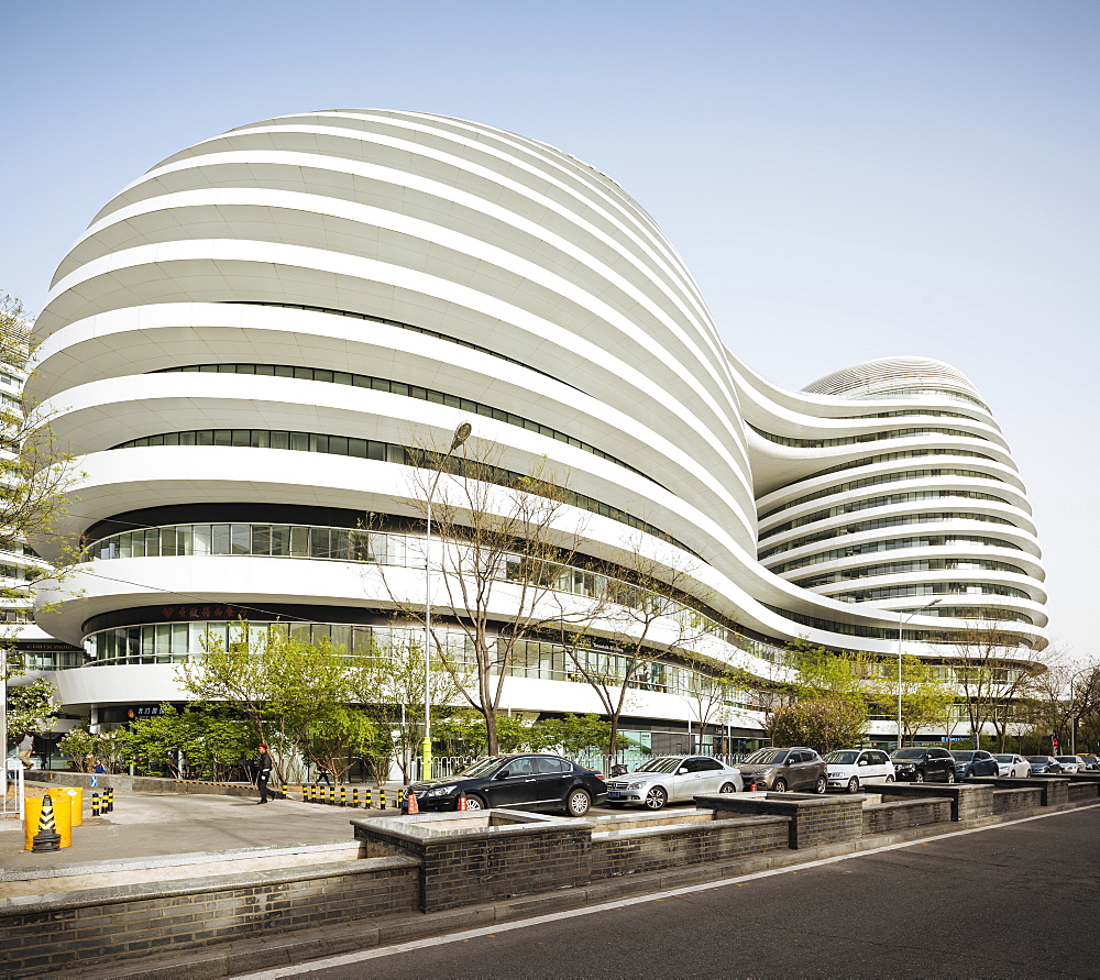 Galaxy Soho Building, designed by Zaha Hadid, Beijing, China, Asia