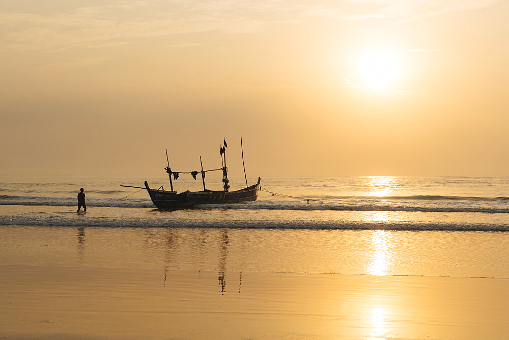 Sunrise at Busua Beach, Busua, Ghana, Africa